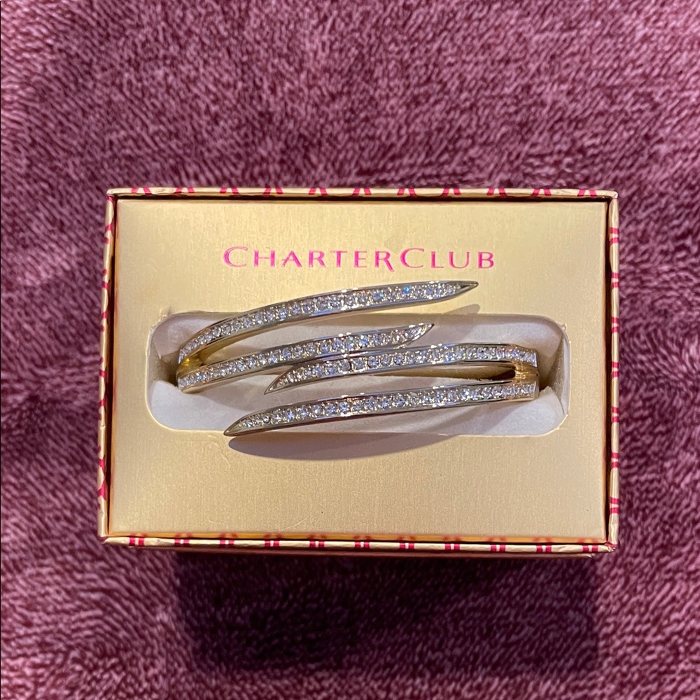 Charter Club Gold and Silver Tone Bracelet no tags never used